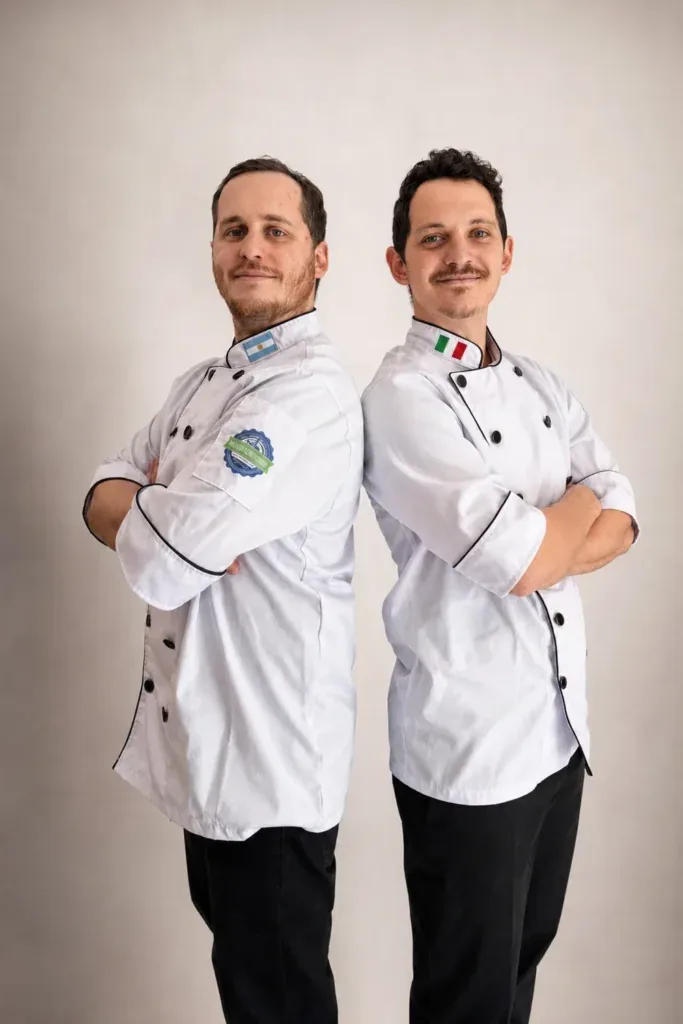Lucas y Franco Alfonsin, autores del libro El negocio del helado artesanal
